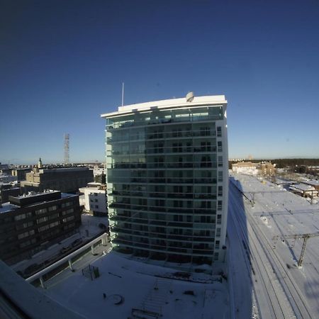 Keskustan Kaksio 45 M2 Autopaikalla, Rautatienkatu 19, 9 Krs Apartment Oulu Ngoại thất bức ảnh