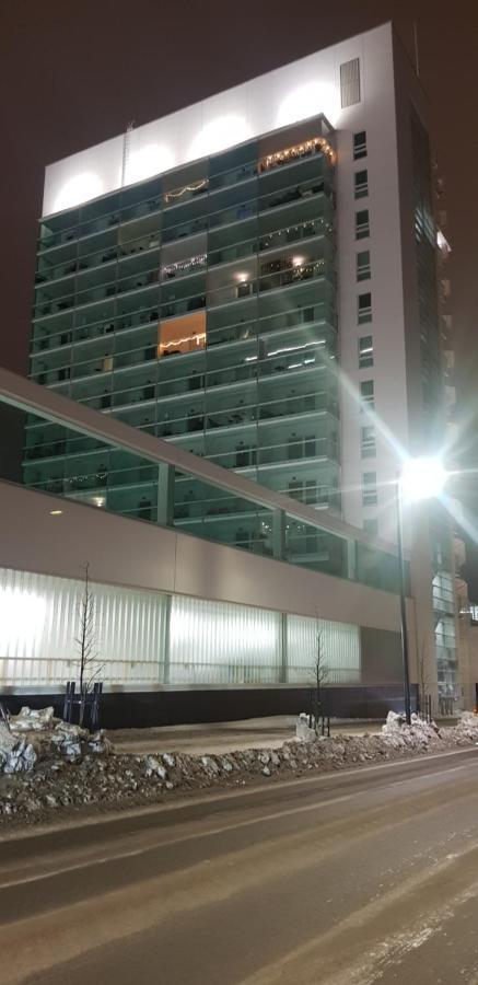 Keskustan Kaksio 45 M2 Autopaikalla, Rautatienkatu 19, 9 Krs Apartment Oulu Ngoại thất bức ảnh